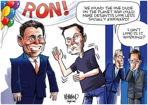 Political Cartoon On Desantis Enters Race By Dave Whamond Canada