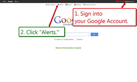 How to Create Google Scholar Alerts | Google scholar, Free 