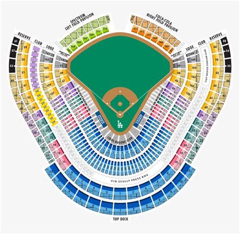 Dodger Stadium Seating Map 2018 Elcho Table