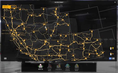 Map American Truck Simulator Wayne Baisey