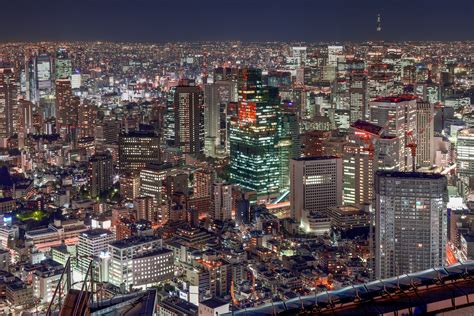 Fileview Of Tokyo Roppongi Hills Downtown From Mori Tower