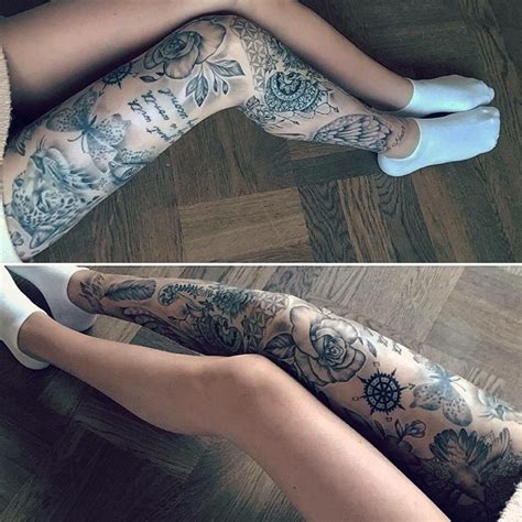Leg Tatt Leg Sleeve Tattoo Tattoo Sleeve Designs Thigh Tattoo New Tattoos Body Art Tattoos