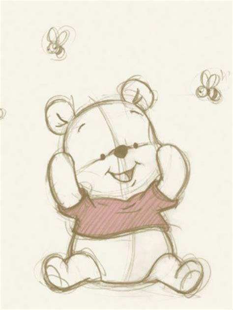 Pooh Bear Drawing At Paintingvalley Explore Collection Of Pooh