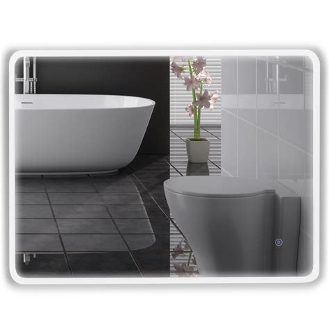 If you are unsure about your electrical abilities, please hire a professional electrician to. kleankin 24"x32" LED Bathroom Vanity Mirror, Mountable ...