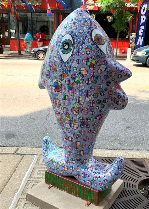 Fanciful Fish Sculptures Have Taken Over Greektown As Part Of A New