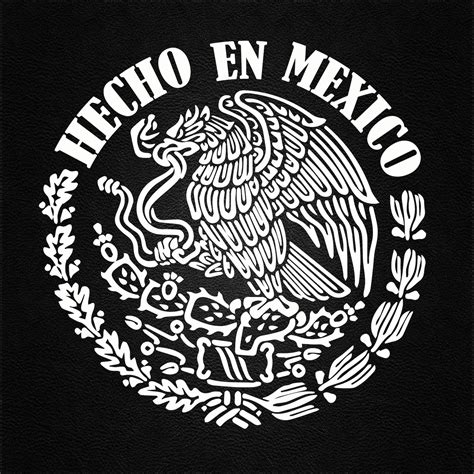 Hecho En Mexico Escudo Mexicano Sticker Decal Aguila Mexicana