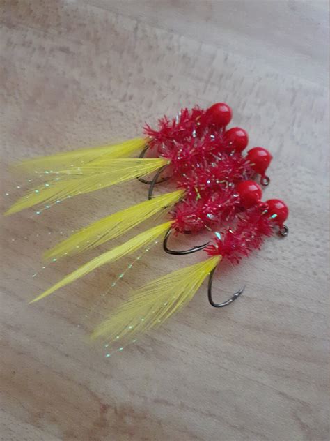 Hand tied crappie jigs | Etsy