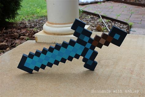 Diy Minecraft Sword Wooden Sword Tutorial Handmade With Ashley