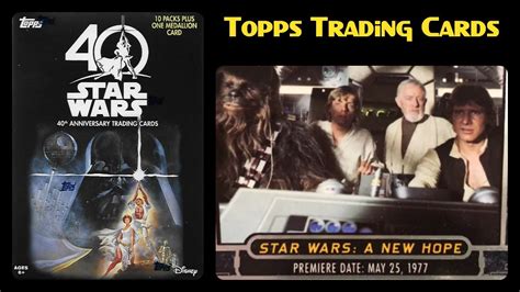 This set started it all for me collecting trading cards. Star Wars 40th Anniversary Topps Trading Cards # ...