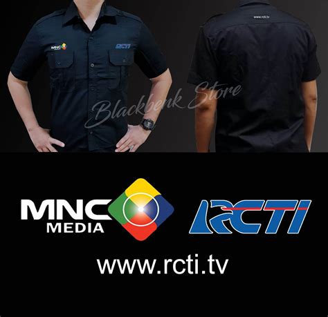 Kemeja Crew Antv Rcti Metro Tv Tv One Gtv Net Tv Sctv Indosiar Custom