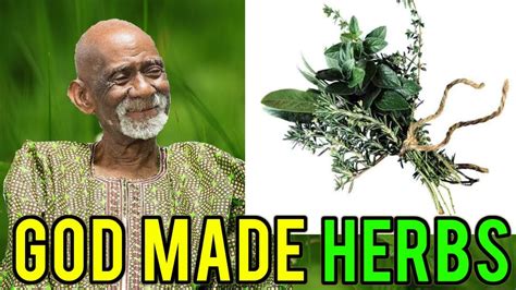 Dr Sebi Reveals Hybrid And God Made Herbs Youtube