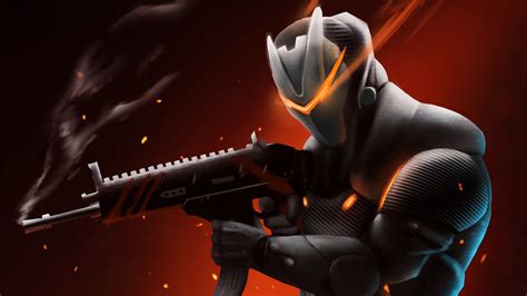 2048x1152 Omega With Rifle Fortnite Battle Royale 2048x1152 Resolution