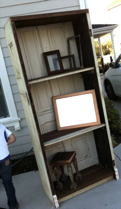 Touch up your old cabinet doors with a new layer of paint and then apply a crackle layer on top of it to give the cabinets even more character. 20 Simple and Creative Ideas Of How To Reuse Old Doors