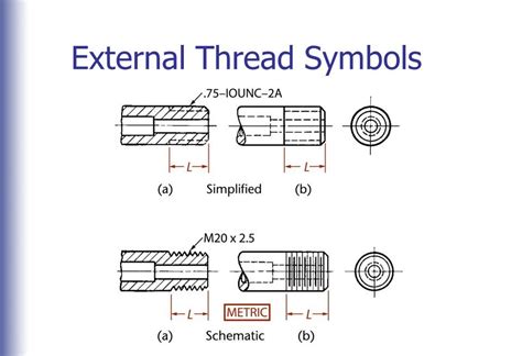 How To Design An External And Internal Thread Simplified And Then Draw