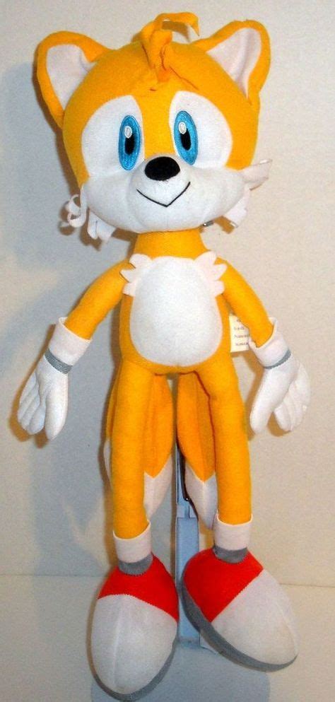 Large Sonic Hedgehog Tails 19 Stuffed Animal Plush Doll Toy Kellytoy