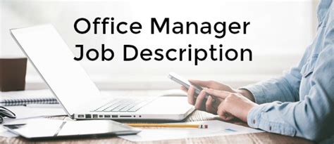 Between rm 4,500.00 to rm 5,000.00 job type: Office Manager Job Description Example
