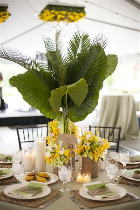 20 Tropical Wedding Centerpieces Youll Love Emma Loves Weddings