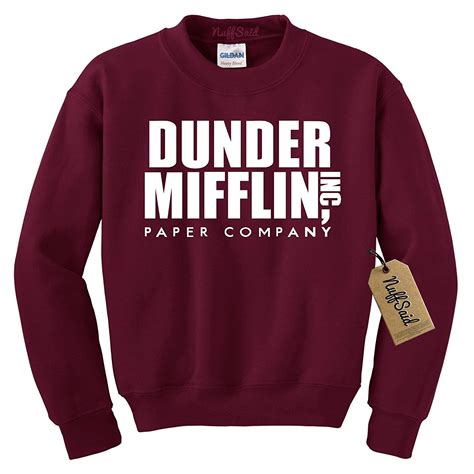 Dunder Mifflin Crewneck Sweatshirt Sweater Premium Quality Tv Shirt