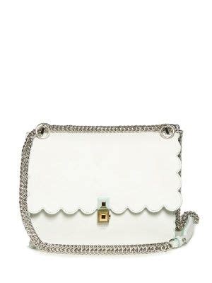 Kan I Small Leather Cross Body Bag Fendi Matchesfashion Com Cross Body Leather Crossbody