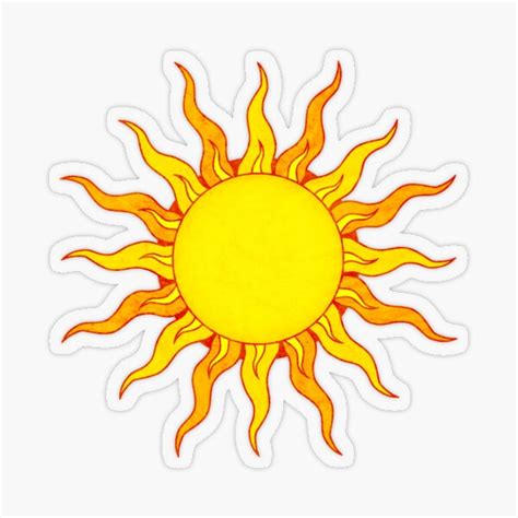 Grunge Sun Sticker By Cleave Redbubble