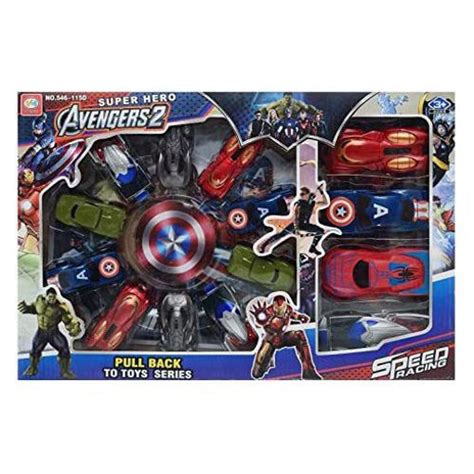 Avengers Super Hero Cars Set Of 14pcs