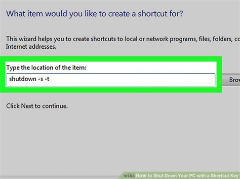 The procedure for windows 7 is very similar to that of vista and xp, but now you can pin those freshly created shortcuts to the start menu or the taskbar or both. How to Shut Down Your PC with a Shortcut Key: 9 Steps
