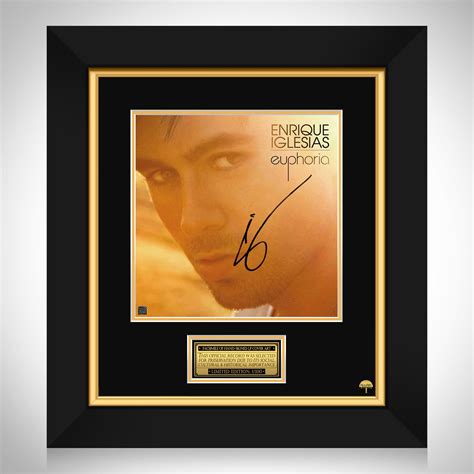 Enrique Iglesias Euphoria Lp Cover Limited Signature Edition Custom