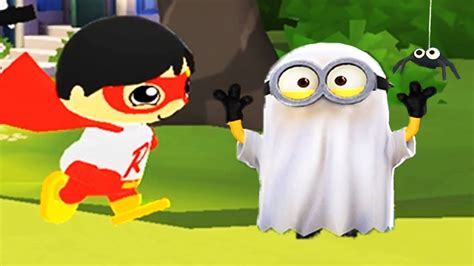Tag With Ryan Vs Ghost Minion Rush Youtube