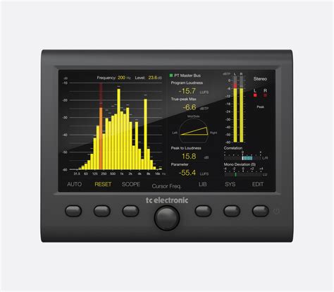 Tc Electronic Clarity M Stereo Audio Meter Stereo Rta Loudness Radar