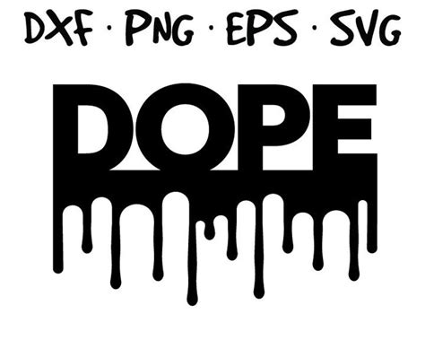 Dope Drip Dripping Font African Map Inspired Logo Vector Svg Etsy