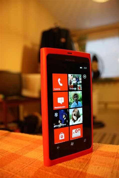 Nokia Lumia 800 Red By Projektgoteborg On Deviantart