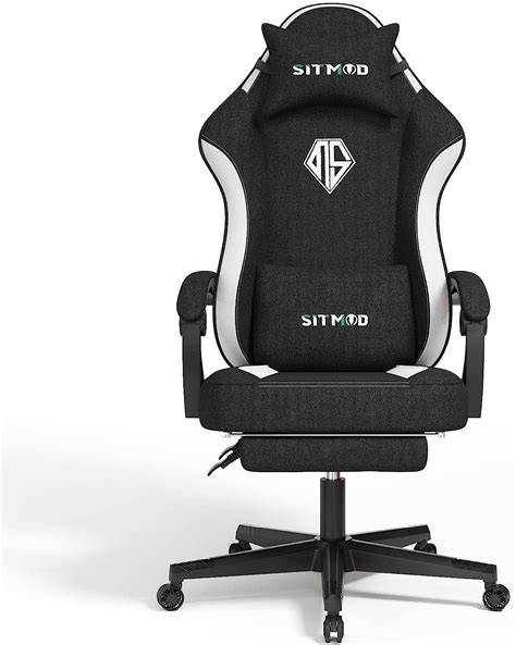 Buy Sitmod Gaming Chair With Footrest Pc Computer Ergonomic Video Game Chair Backrest And Seat