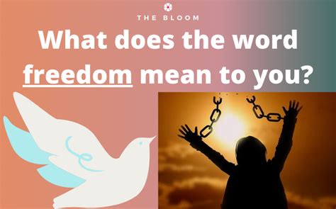 What Does The Word Freedom Mean To You Mindset Adventago