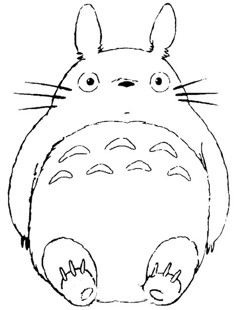 Pages coloring pages for kids printable activities for kids free printables coloring sheets coloring books totoro nursery my neighbor totoro. totoro OUTLINE - Google Search in 2020 | Totoro drawing ...