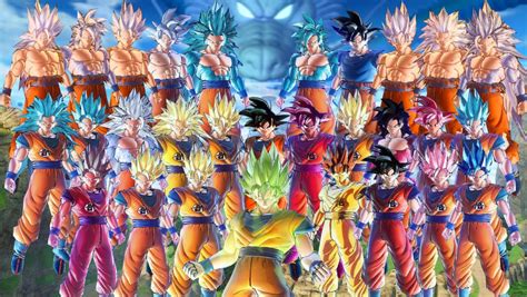 Goku 28 Transformations By Dandrich On Deviantart