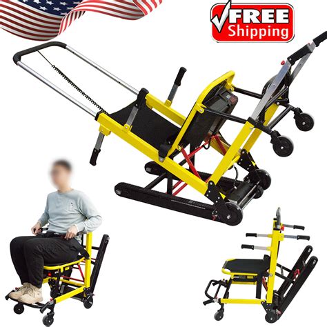 Many elderly have difficultly with stairs due to decreased strength, balance, breathing and heart a stair lift is a chair that climbs up and down a staircase on a motorized rail attached. Elderly Stair Lifting Chair Motorized Climbing Wheelchair ...