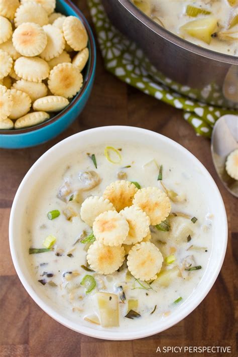 Perfect New England Clam Chowder Recipe - A Spicy Perspective