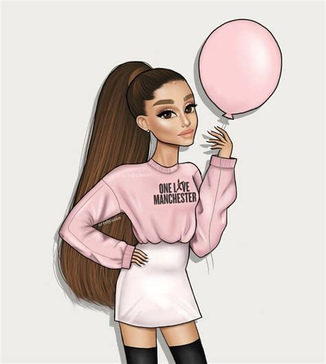 Ariana Grande Drawing Easy Cartoon Hear Chronicle Picture Galleries