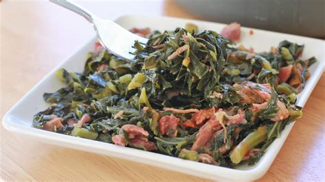 But when greens are prepared according to soul food tradition — that is, paired with ham hock, chicken, tasso ham or other meats and stewed until they cook down. easy collard greens recipe vegetarian