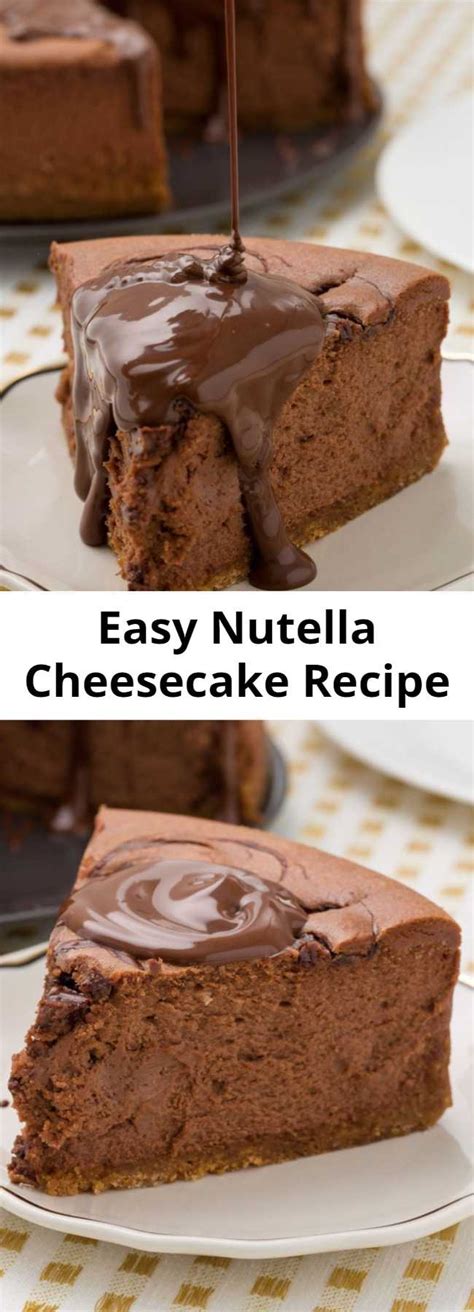 Easy Nutella Cheesecake Recipe 9am Chef