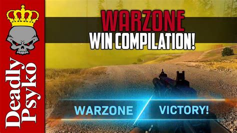 Warzone Win Compilation 1 Youtube