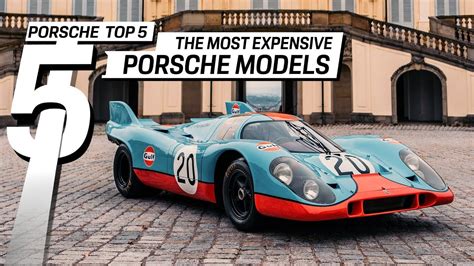 Porsche Top 5 Series Most Expensive Porsche Cars Ever Sold