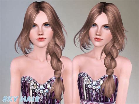 The Sims Resource Skysims Hair Adult 250 Po
