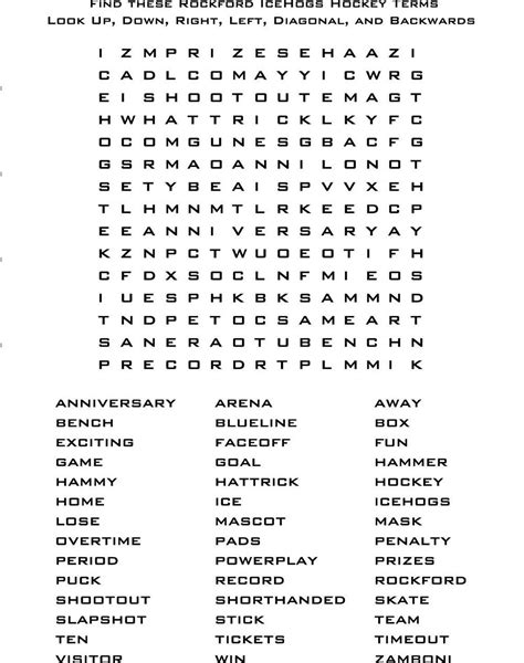 Free Printable Large Print Word Searches