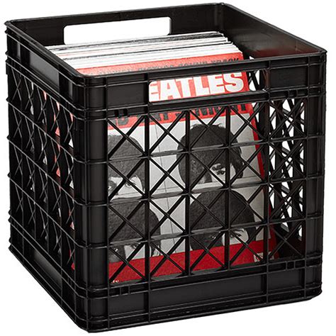 Vinyl Record Storage Crate The Container Store