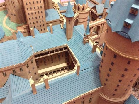 Hogwarts Castle Paper Model The Quad By Ana