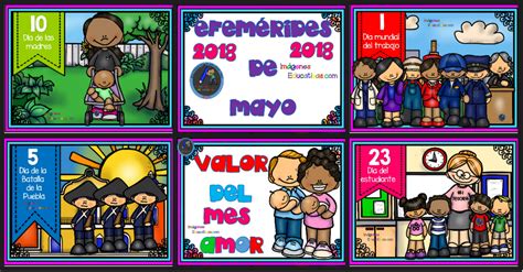 Este lunes 10 de mayo es la fecha seleccionada por los mexicanos para rendirle tributo a las madres. Efemérides mes de Mayo 2018 - Imagenes Educativas