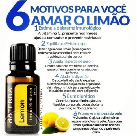 Óleo essencial DO TERRA Limão 5ml Flor e Ser Store