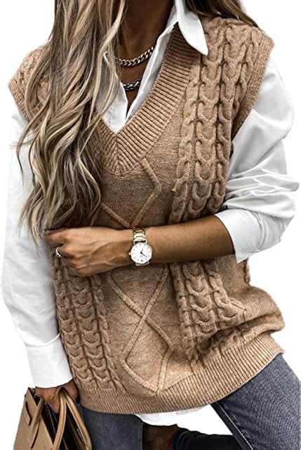 Women S Sweater Vests Amazon Com