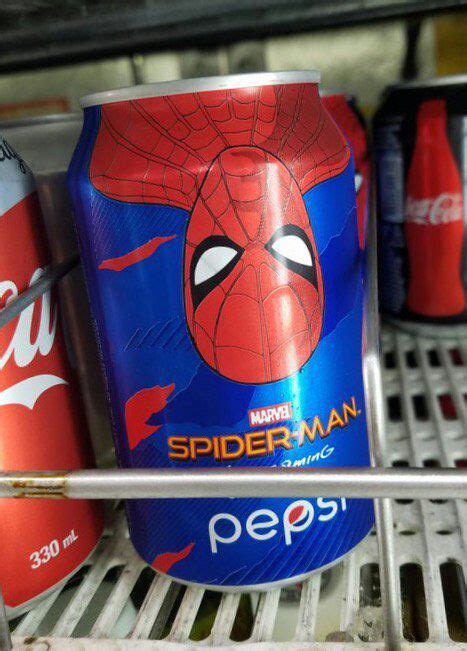 Pepsi Se Al A Con Spider Man Homecoming Vistazo A Un Genial T Tem De La Pel Cula C Mics Amino